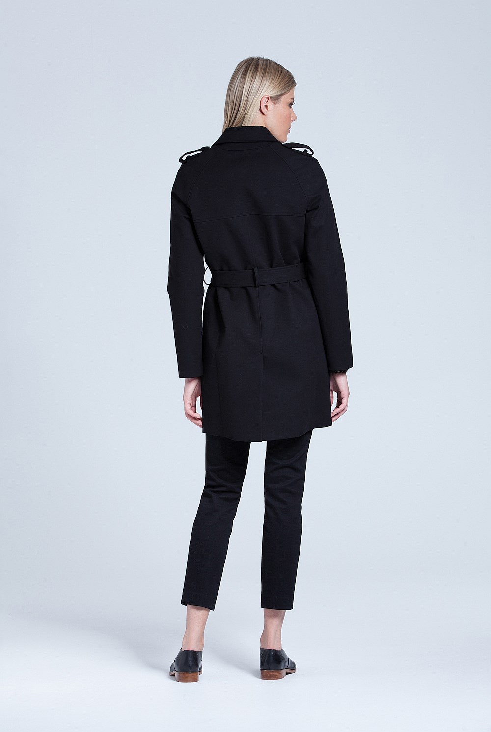 Cotton Double Cloth Trench Coat