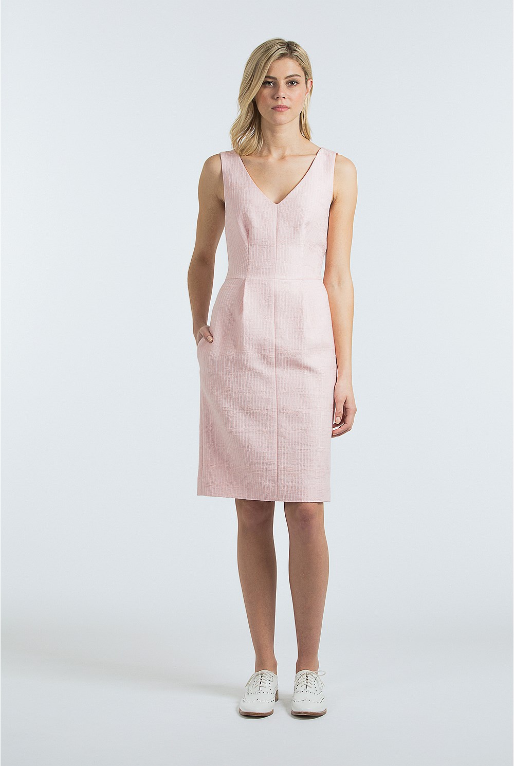 Dobby Textured Dress