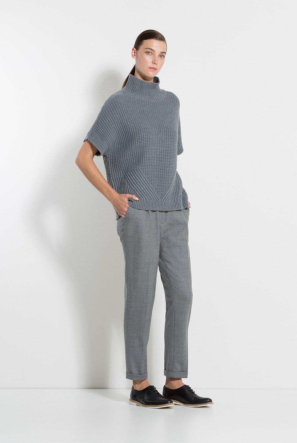 Cable Stitch Wool Knit