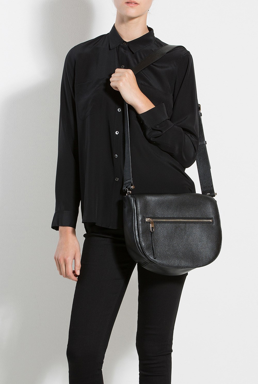 Page Leather Saddle Bag