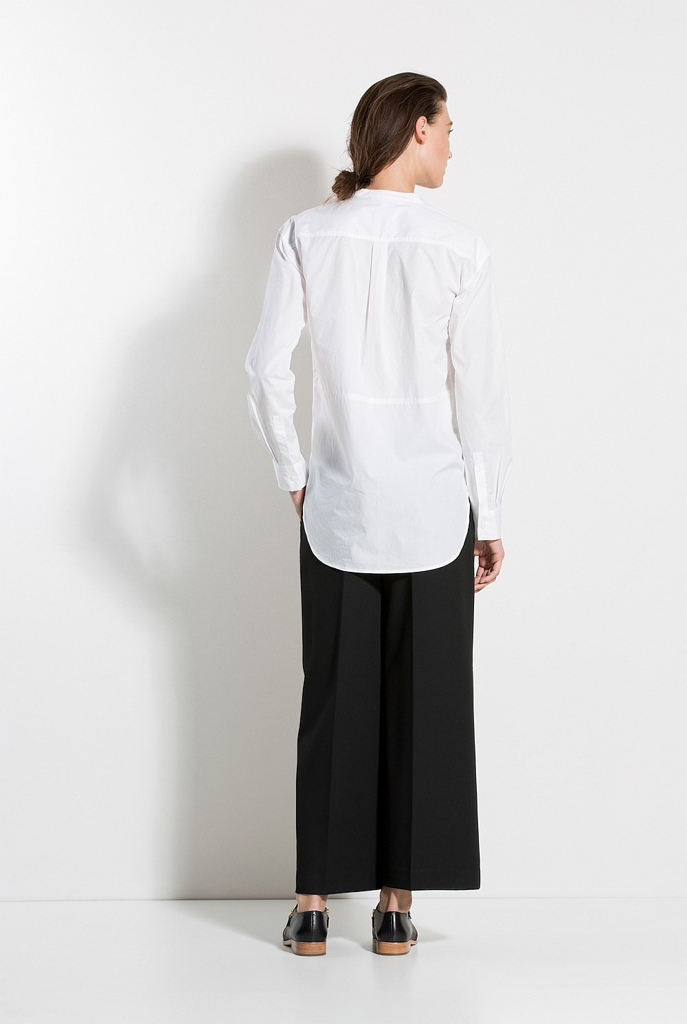 Seamed Cotton Shirt