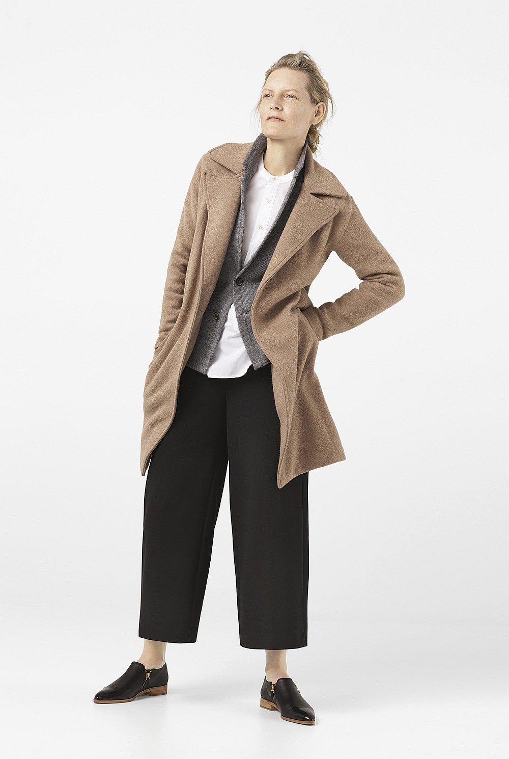 Seamed Cotton Shirt
