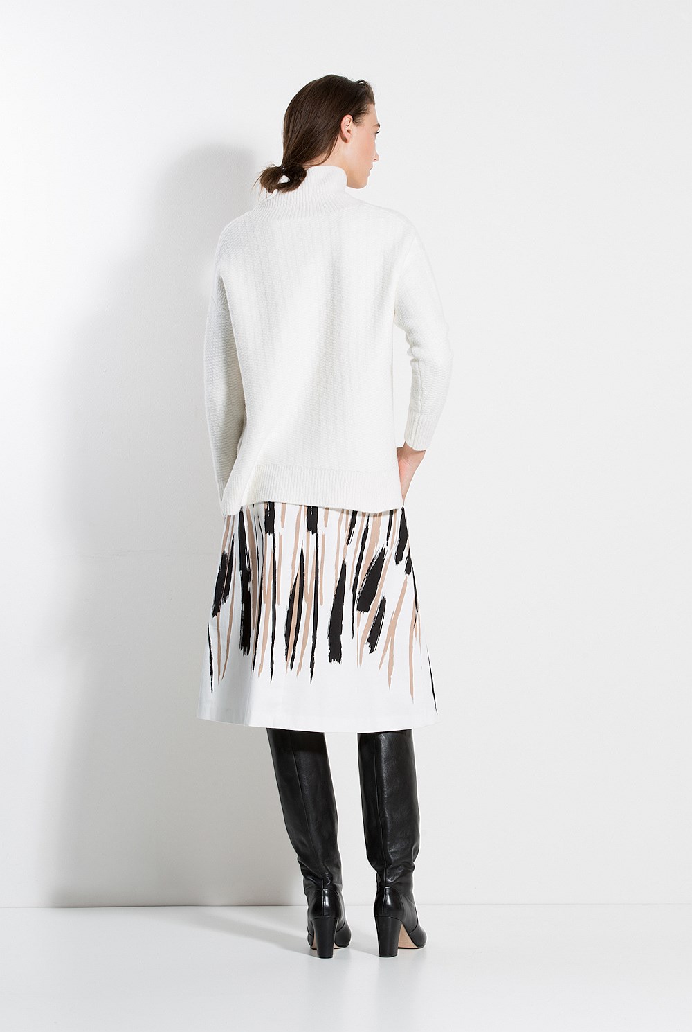 Wool Sculpted Rollneck