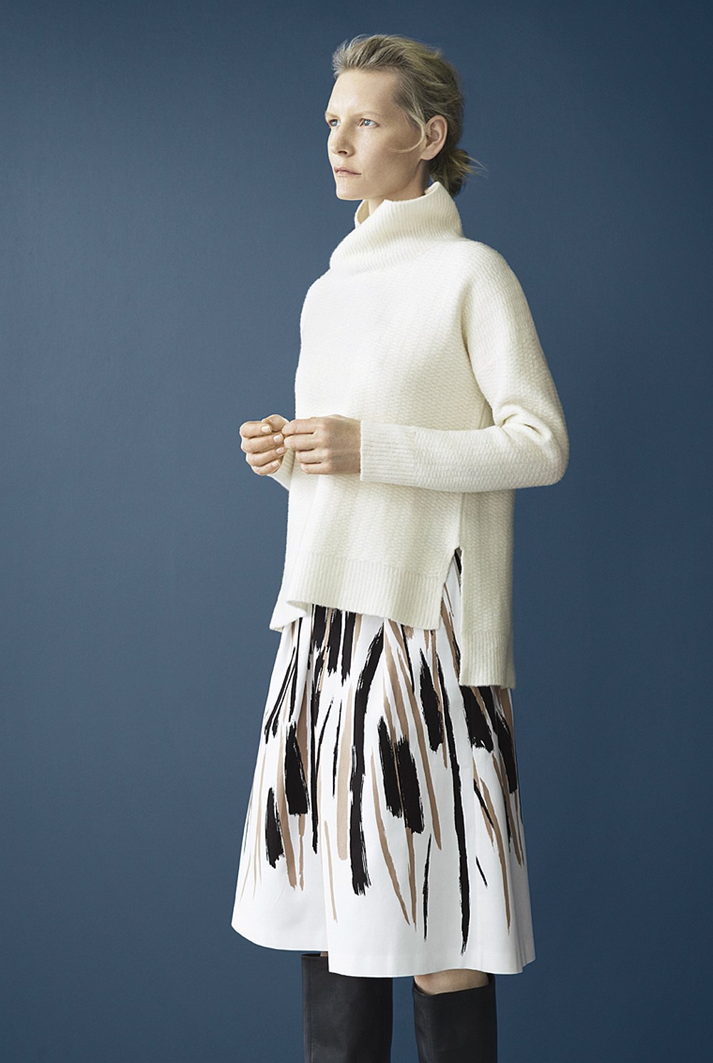 Wool Sculpted Rollneck