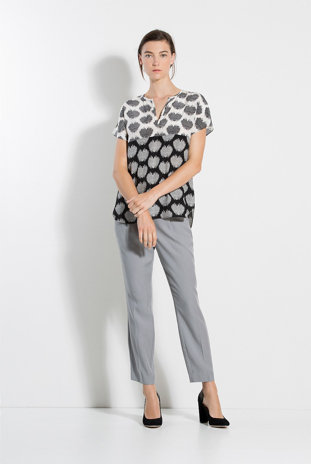 Front Pleated Pant