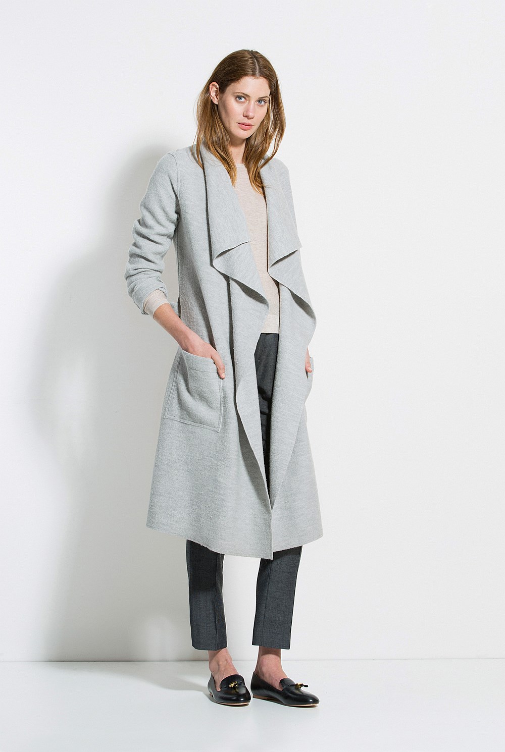 Boiled Wool Coat