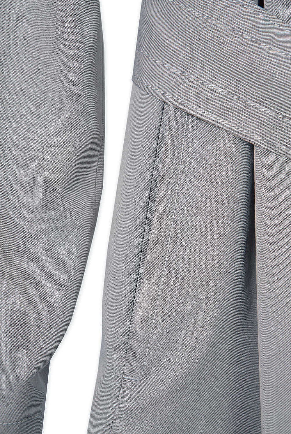 Tencel Draped Trench