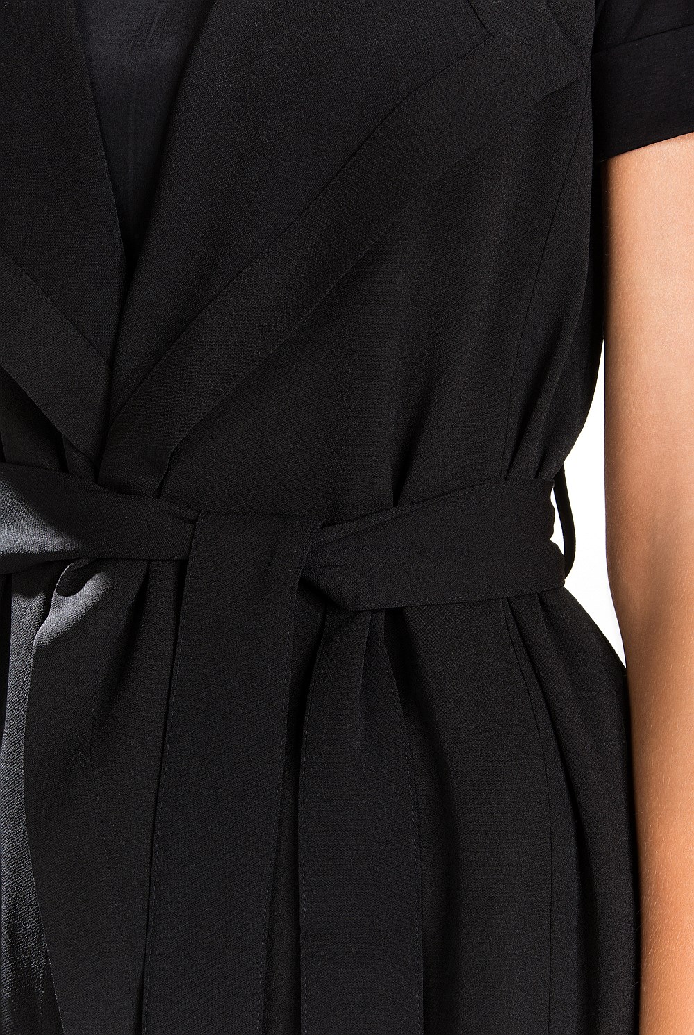 Sleek Draped Vest