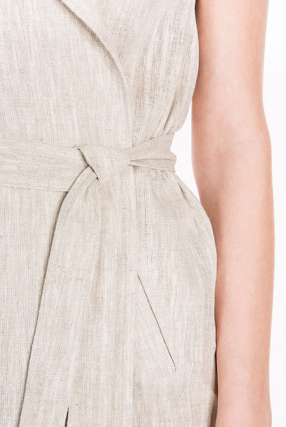 Flax Longline Vest