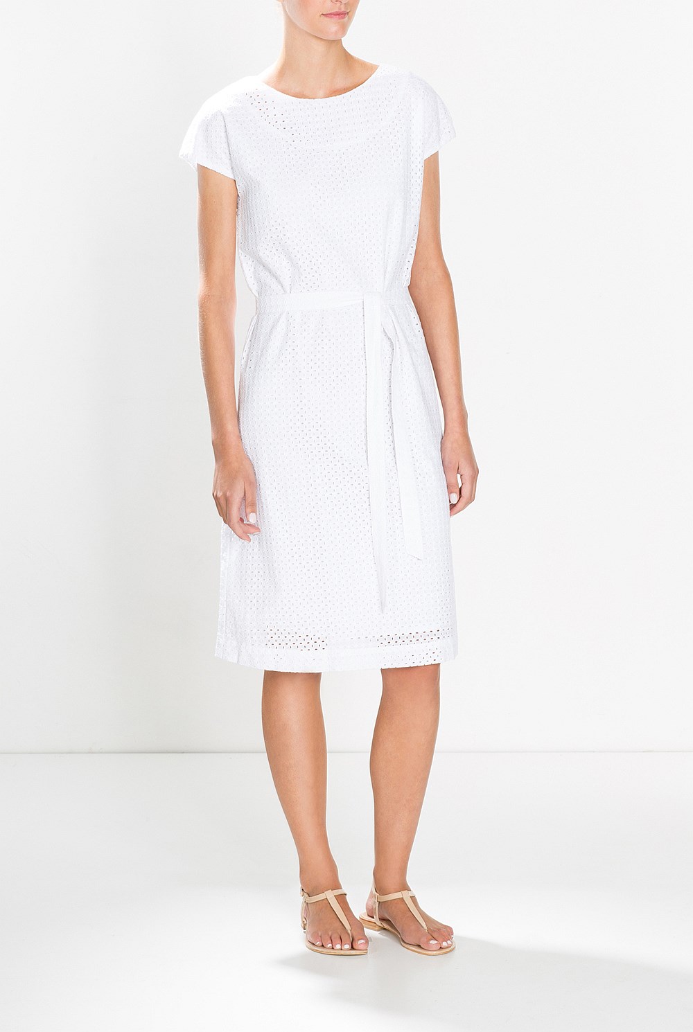 Broderie Cotton Dress