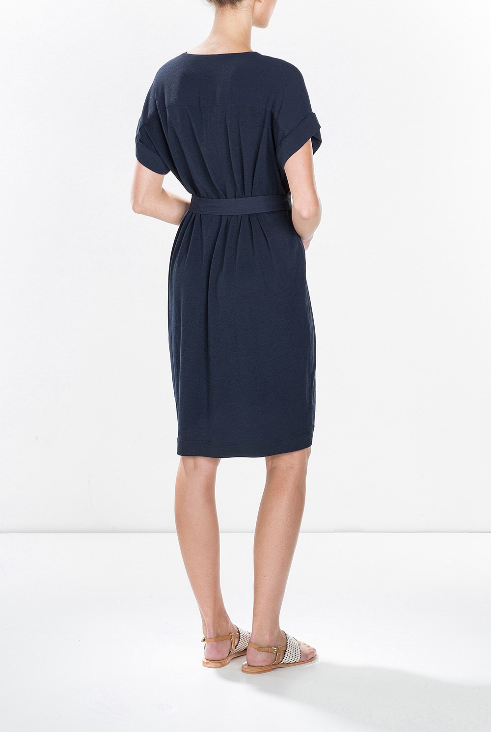 Spliced Jersey Dress
