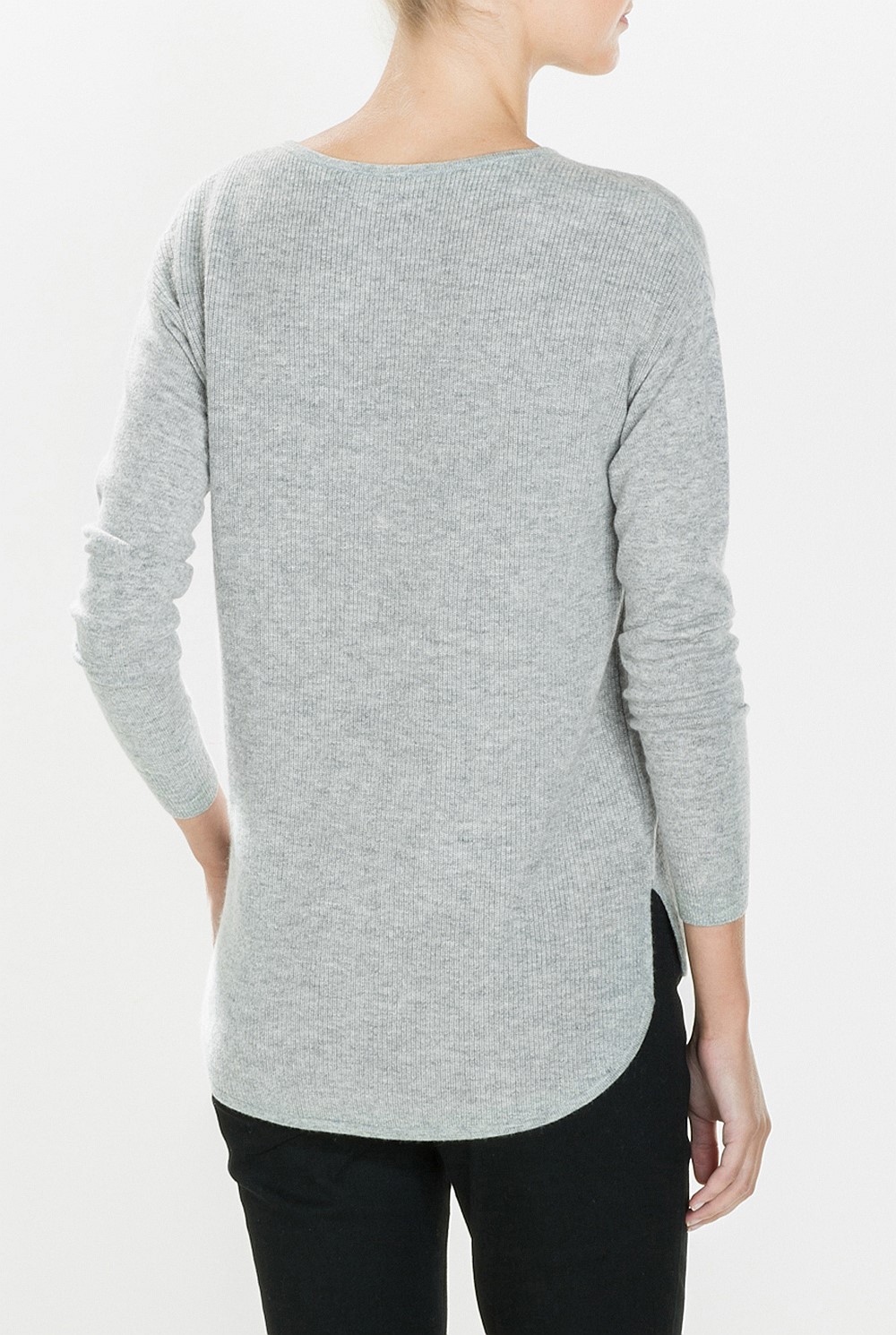 Curved Hem Knit