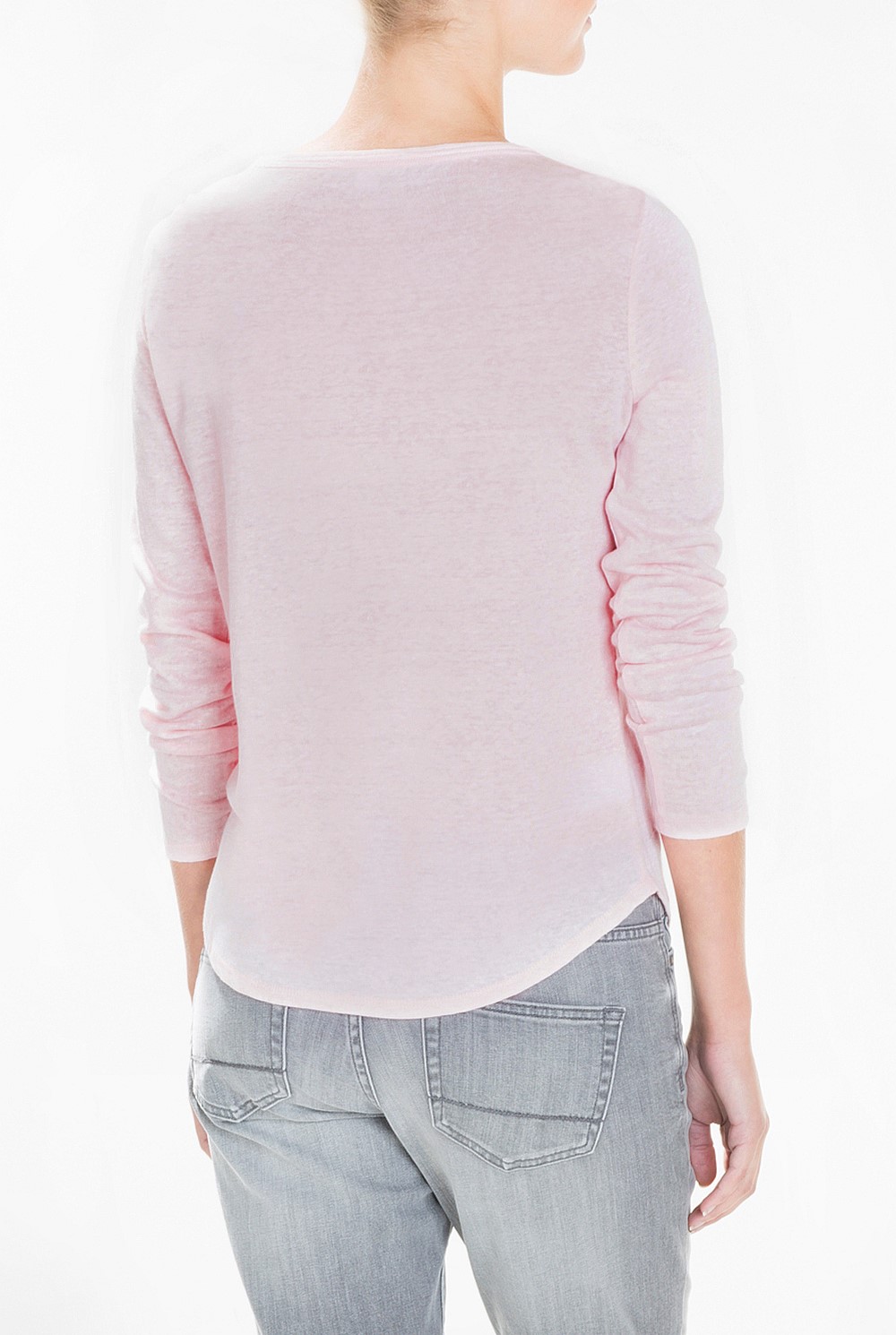 Long Sleeved Linen T-Shirt