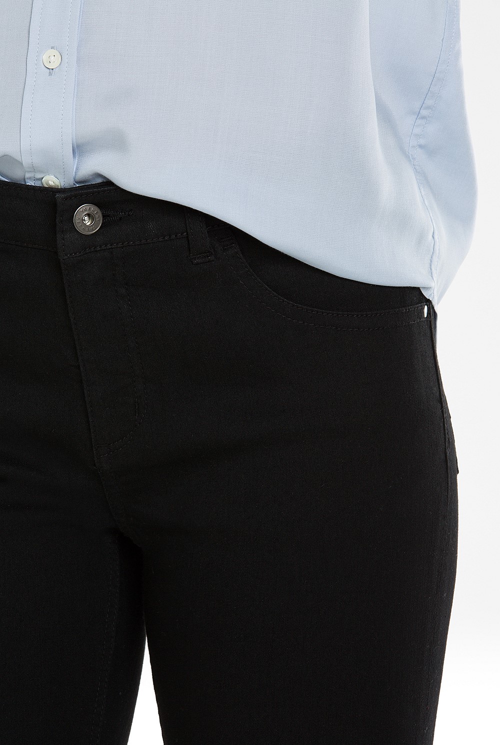 Black Slim Cropped Jean