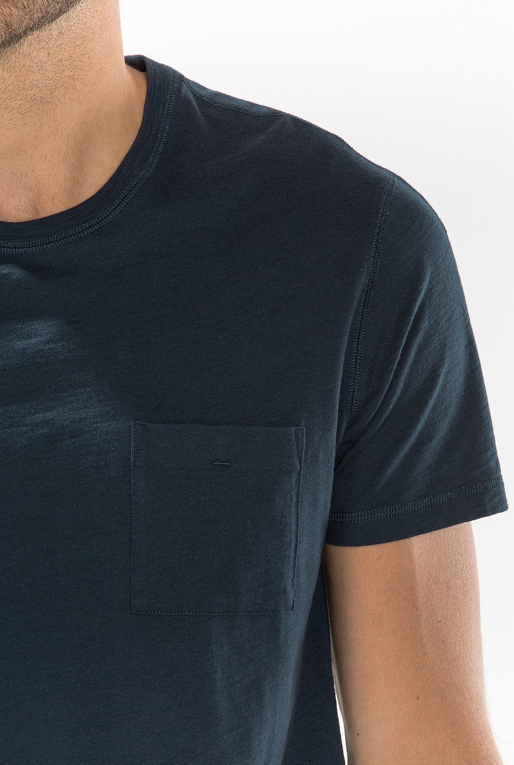 Slub Cotton Pocket T-Shirt