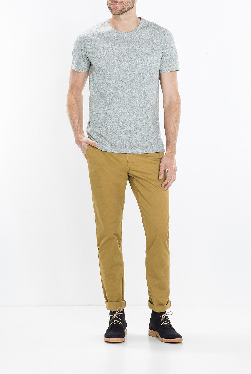 Slub Cotton Pocket T-Shirt