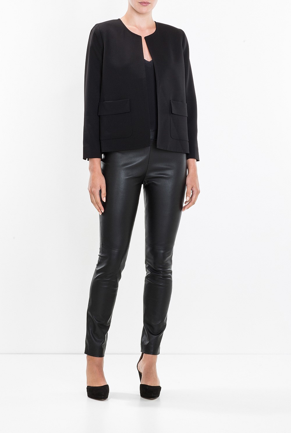 Stretch Leather Pant