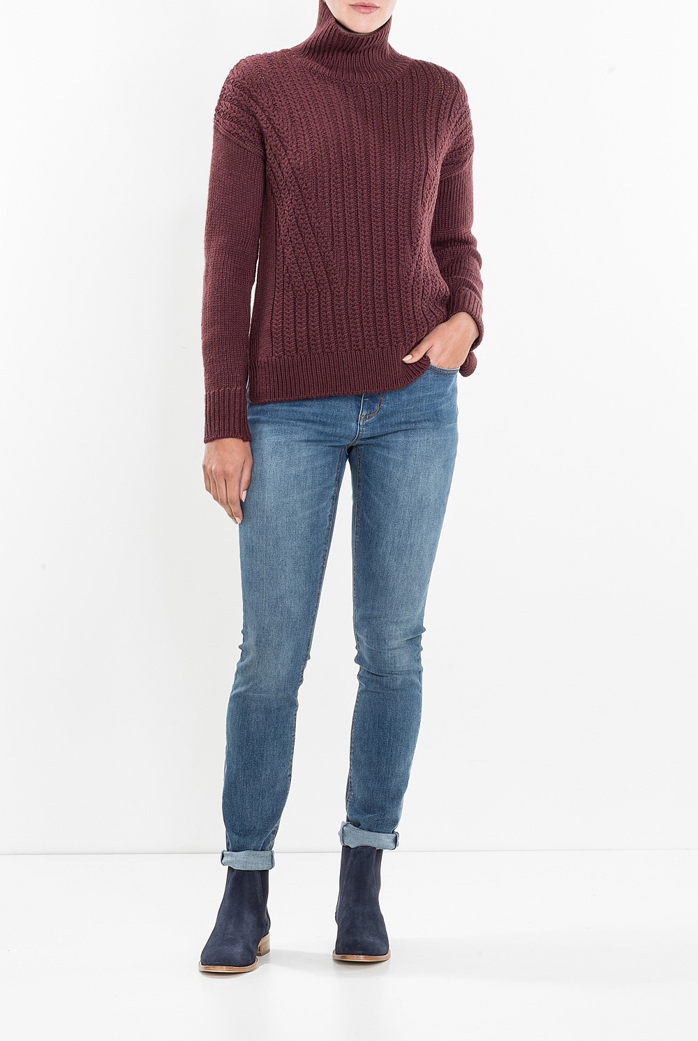 Merino Rollneck
