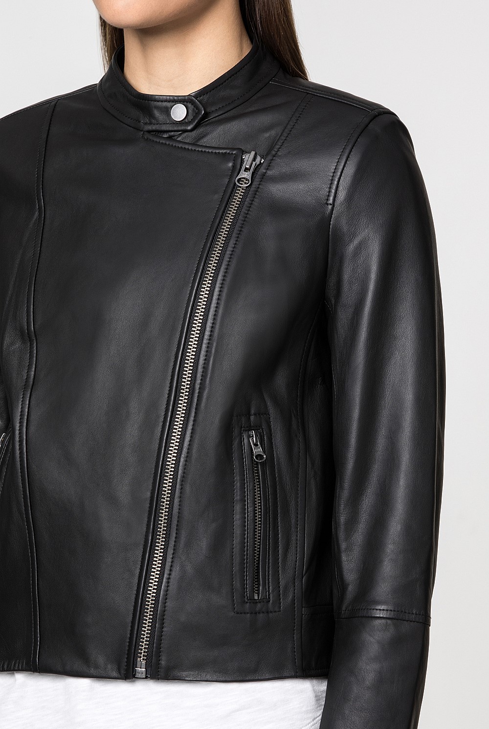 Leather Moto Jacket