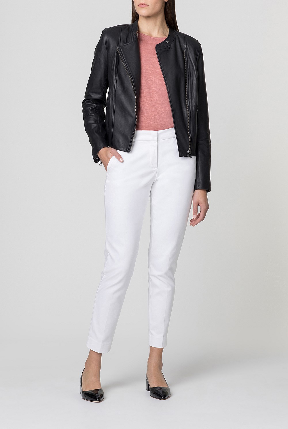 Leather Moto Jacket