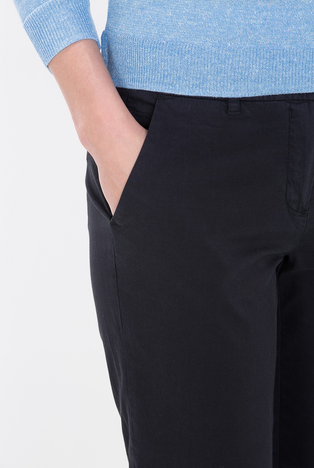 Stretch Cotton Garment Dyed Chino Pant