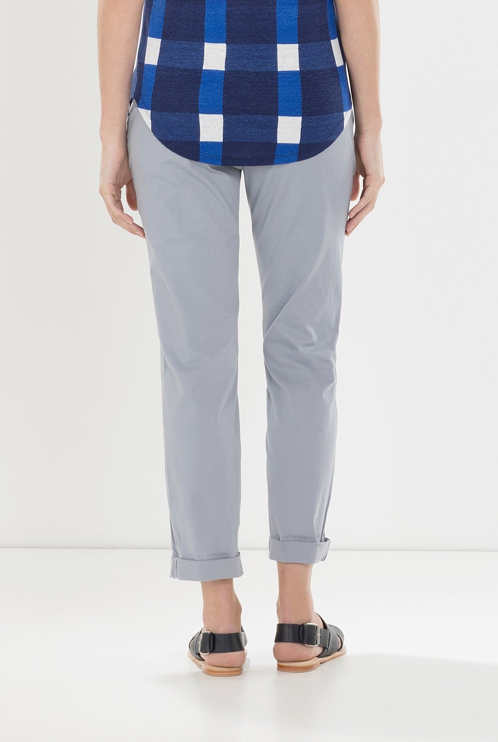 Stretch Cotton Garment Dyed Chino Pant