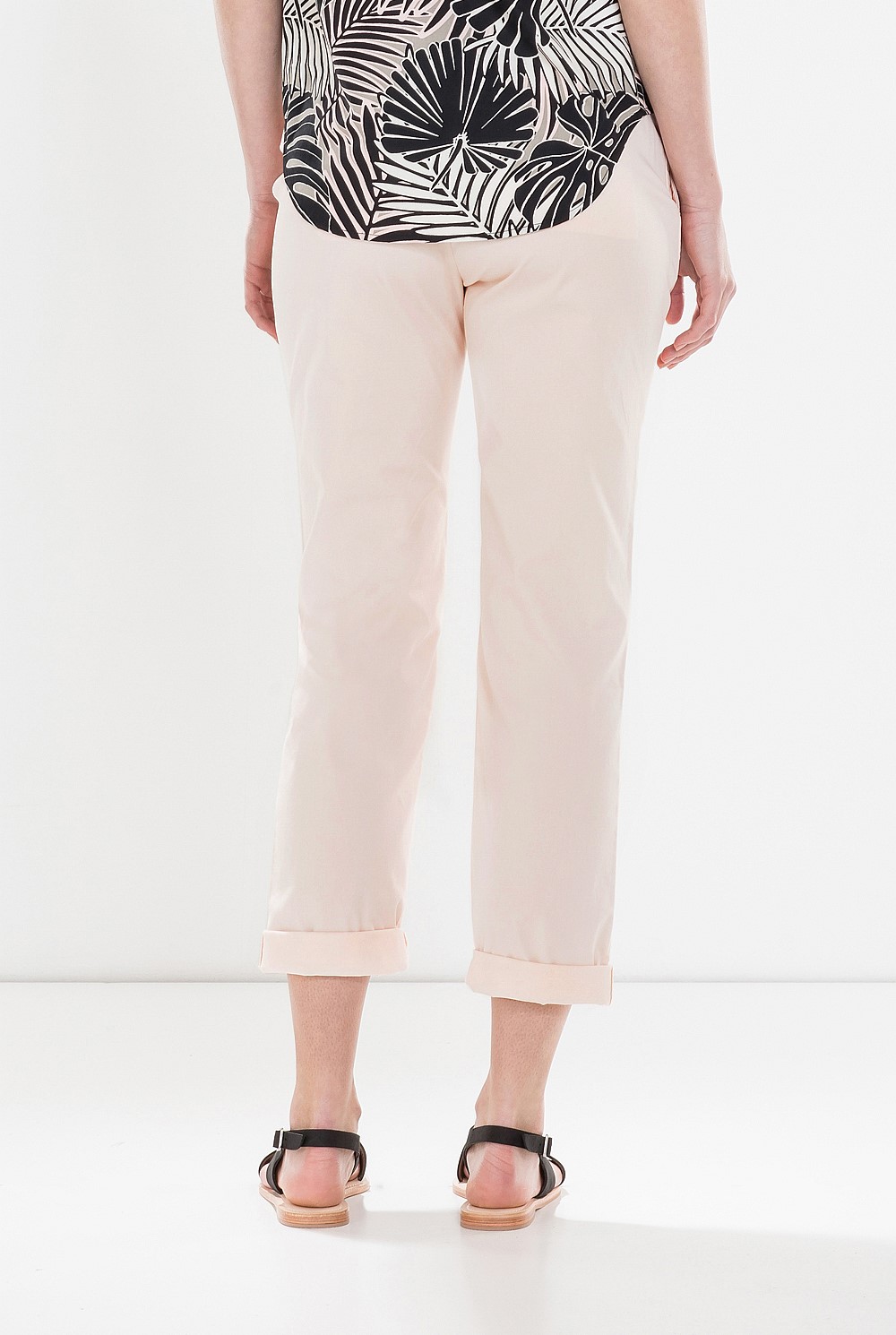 Stretch Cotton Garment Dyed Chino Pant