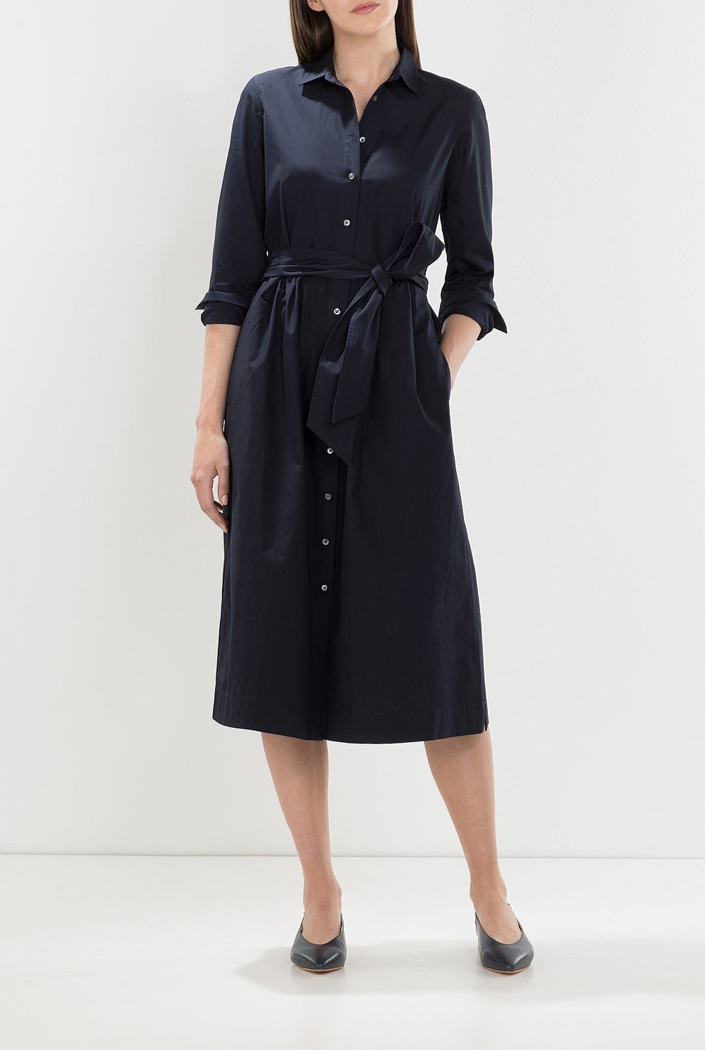 Cotton Shirt Dress