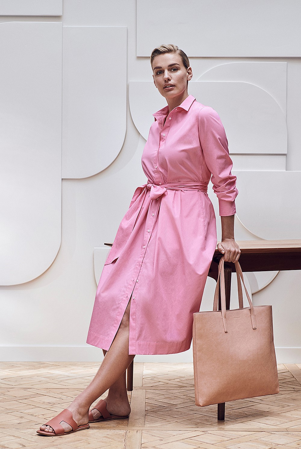 Cotton Shirt Dress