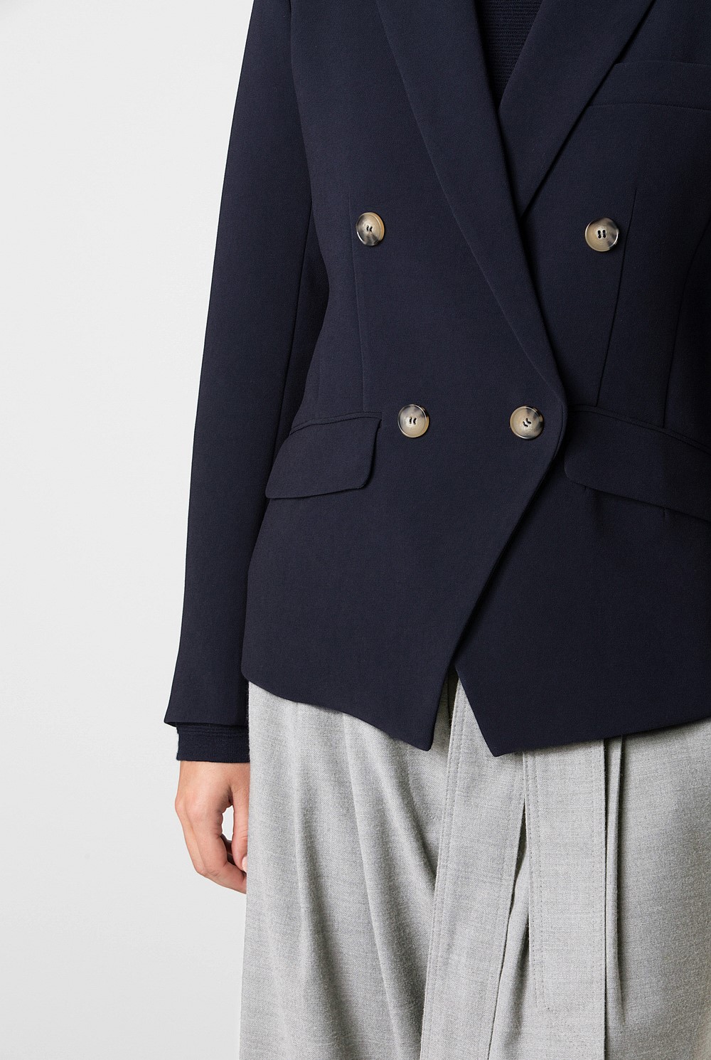 Limited Edition Japanese Crepe Double Breasted Blazer