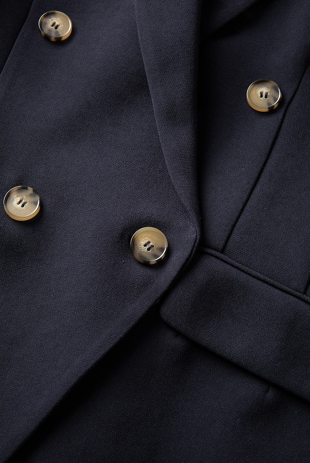 Limited Edition Japanese Crepe Double Breasted Blazer