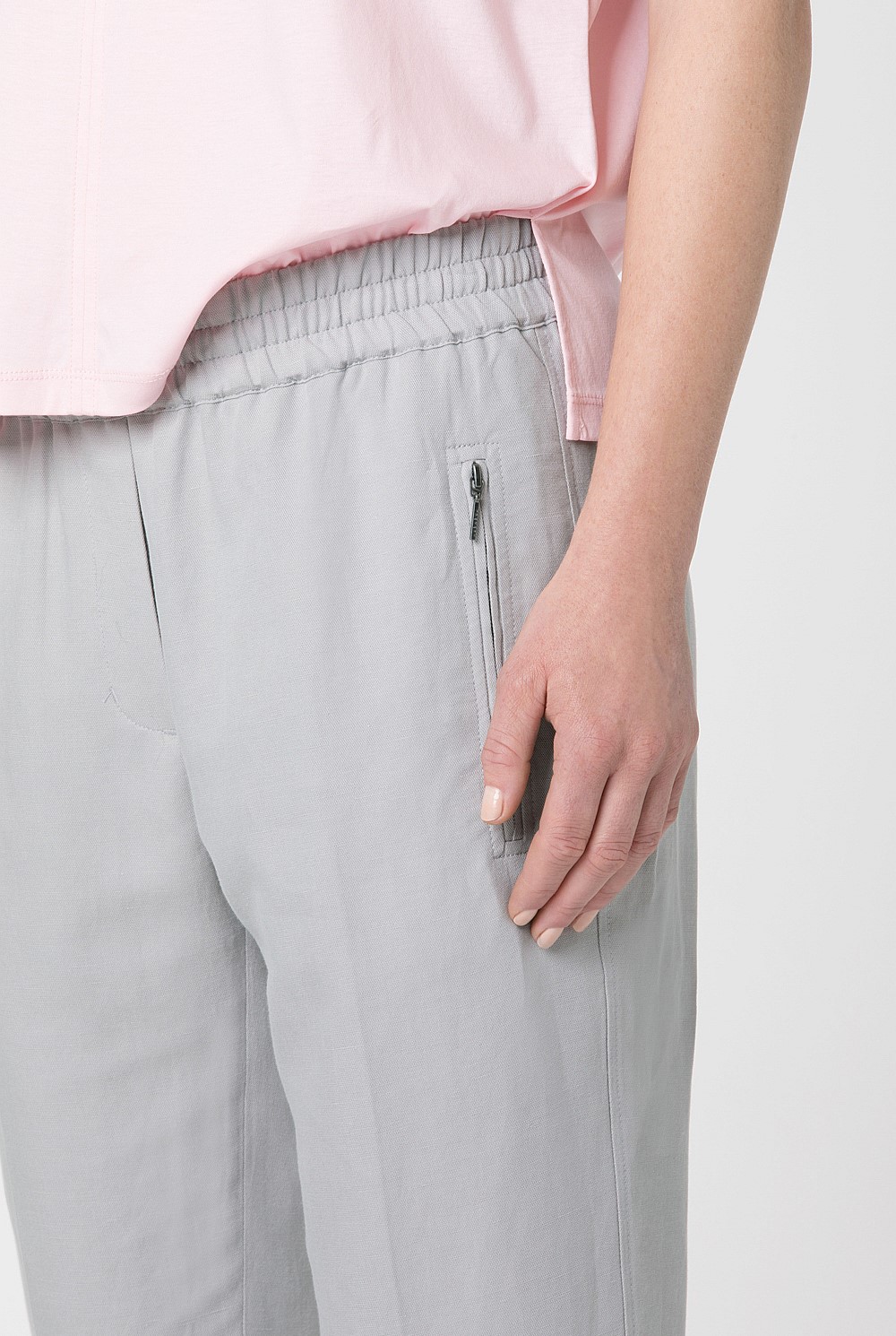 Linen Lyocell Elasticated Pant
