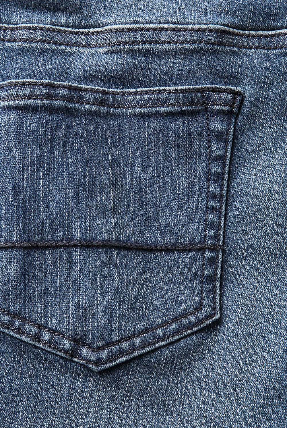 Dark Vintage Wash Full Length Slim Jean