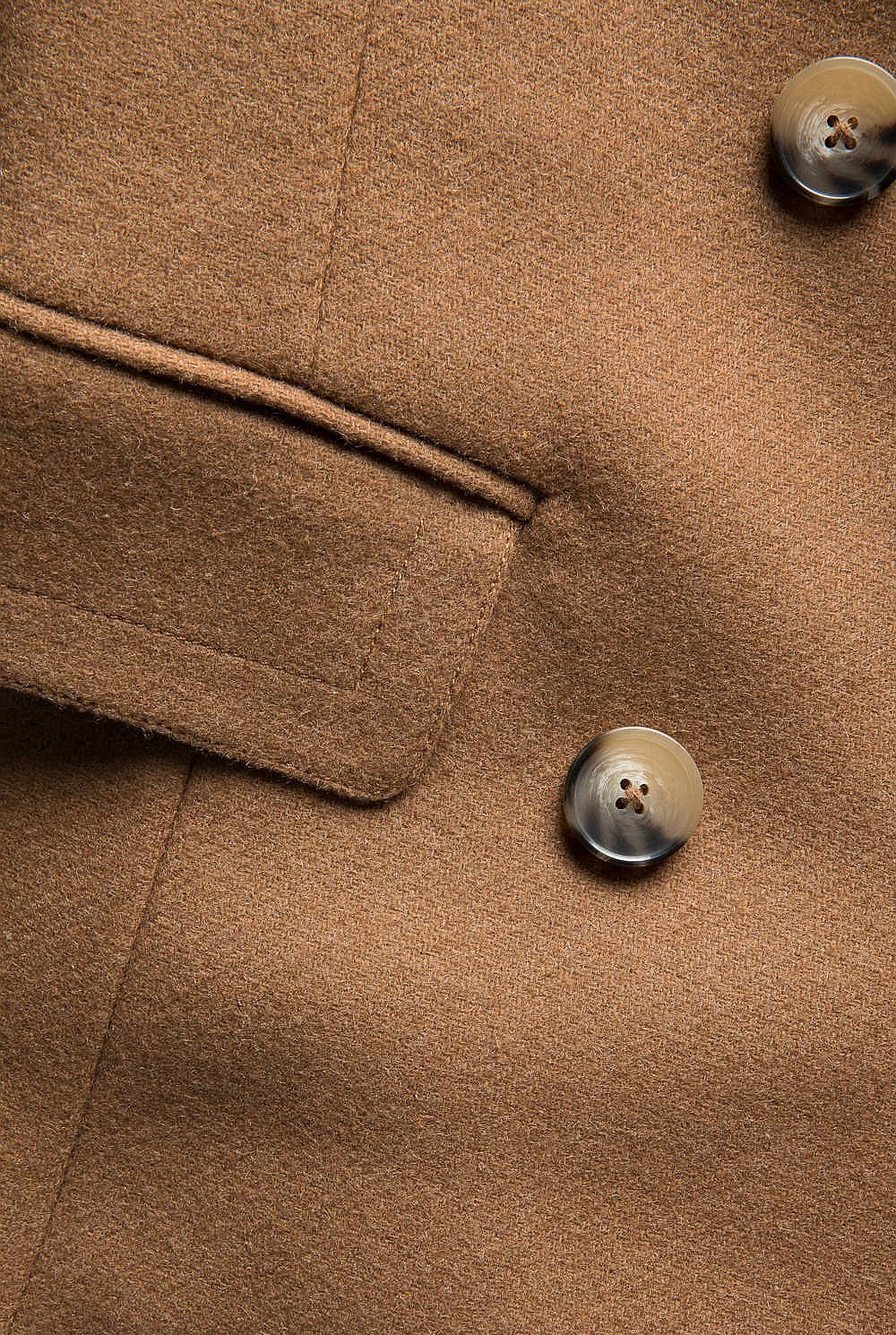 Texture Wool Blend Peacoat