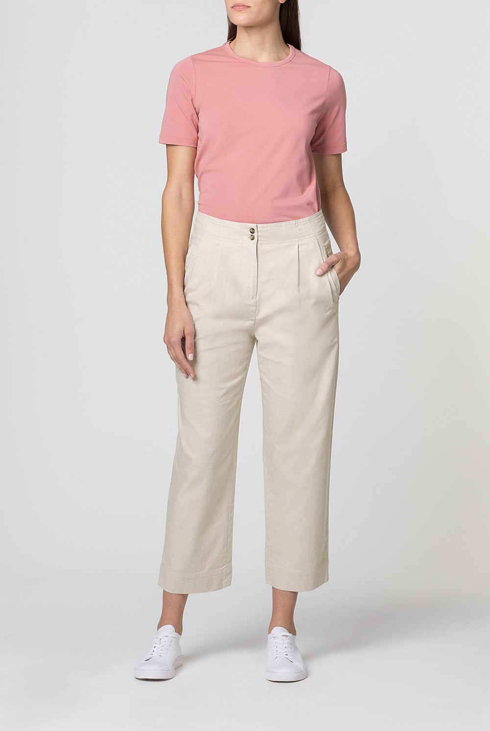 Wide Leg Cotton Pant