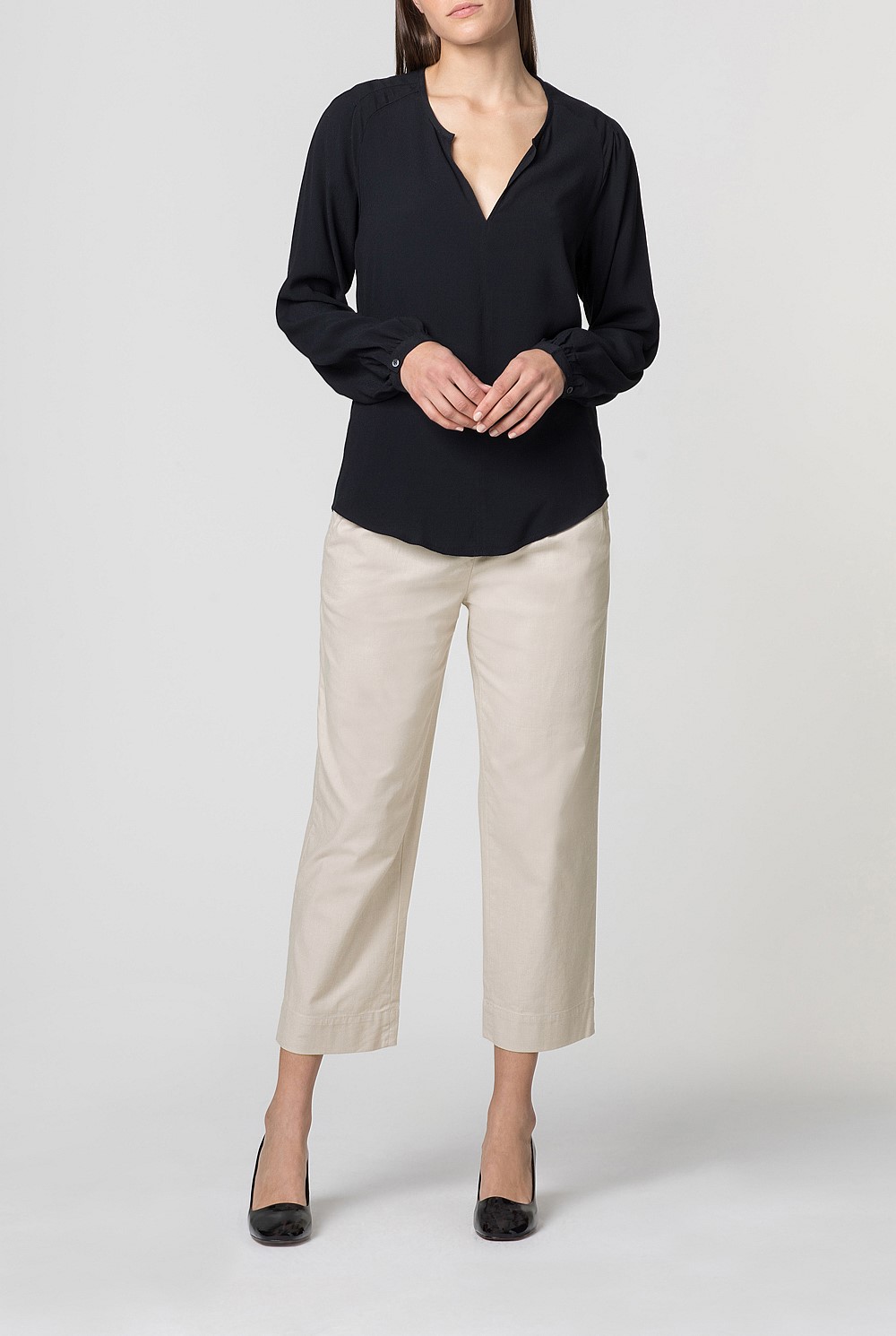 Wide Leg Cotton Pant