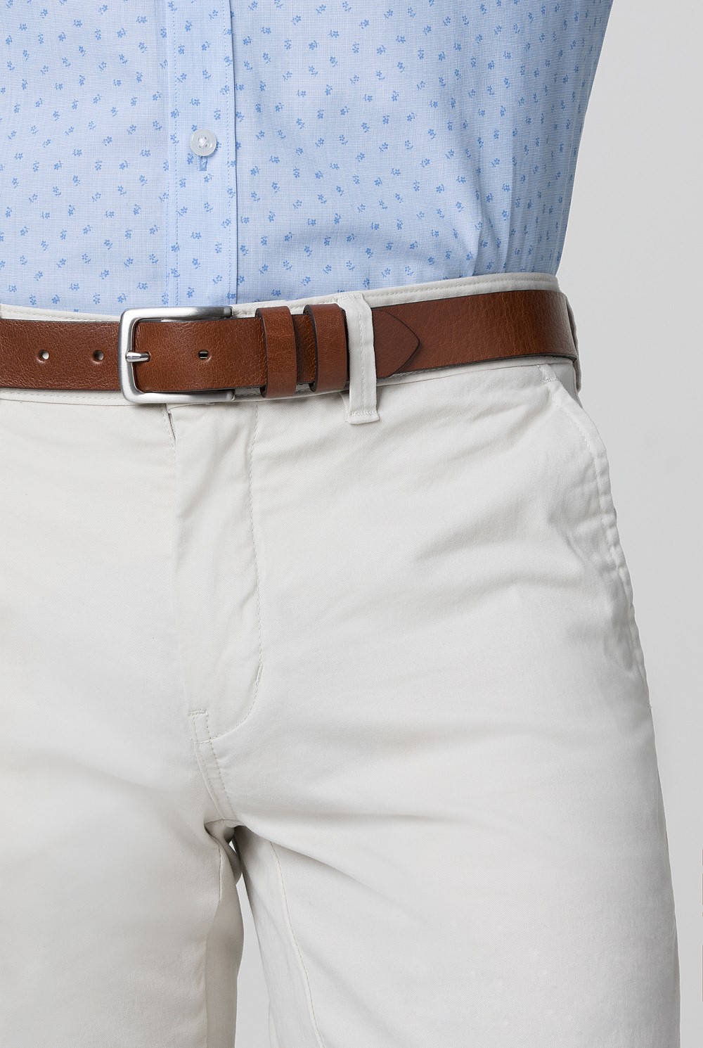 Tan Edgar Leather Belt