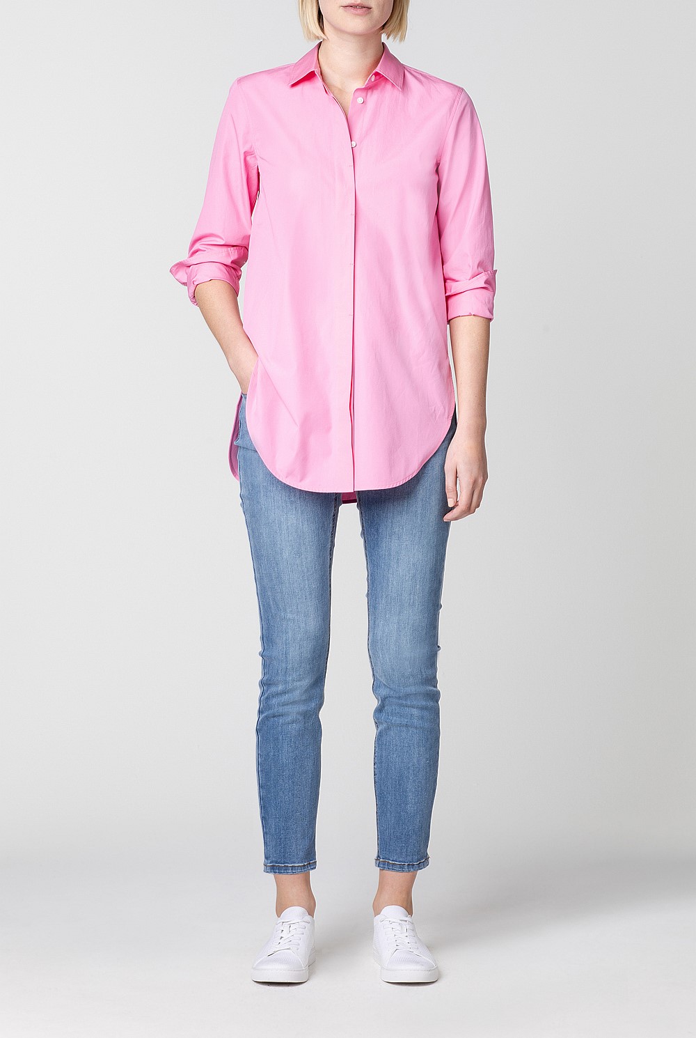 Longline Cotton Shirt