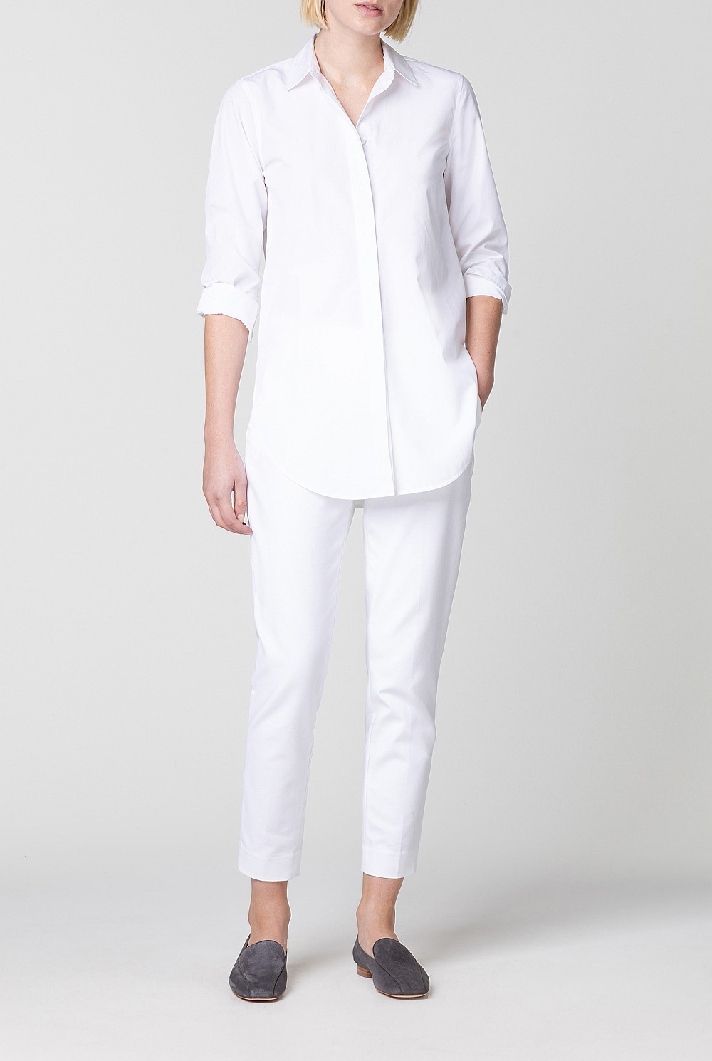 Longline Cotton Shirt