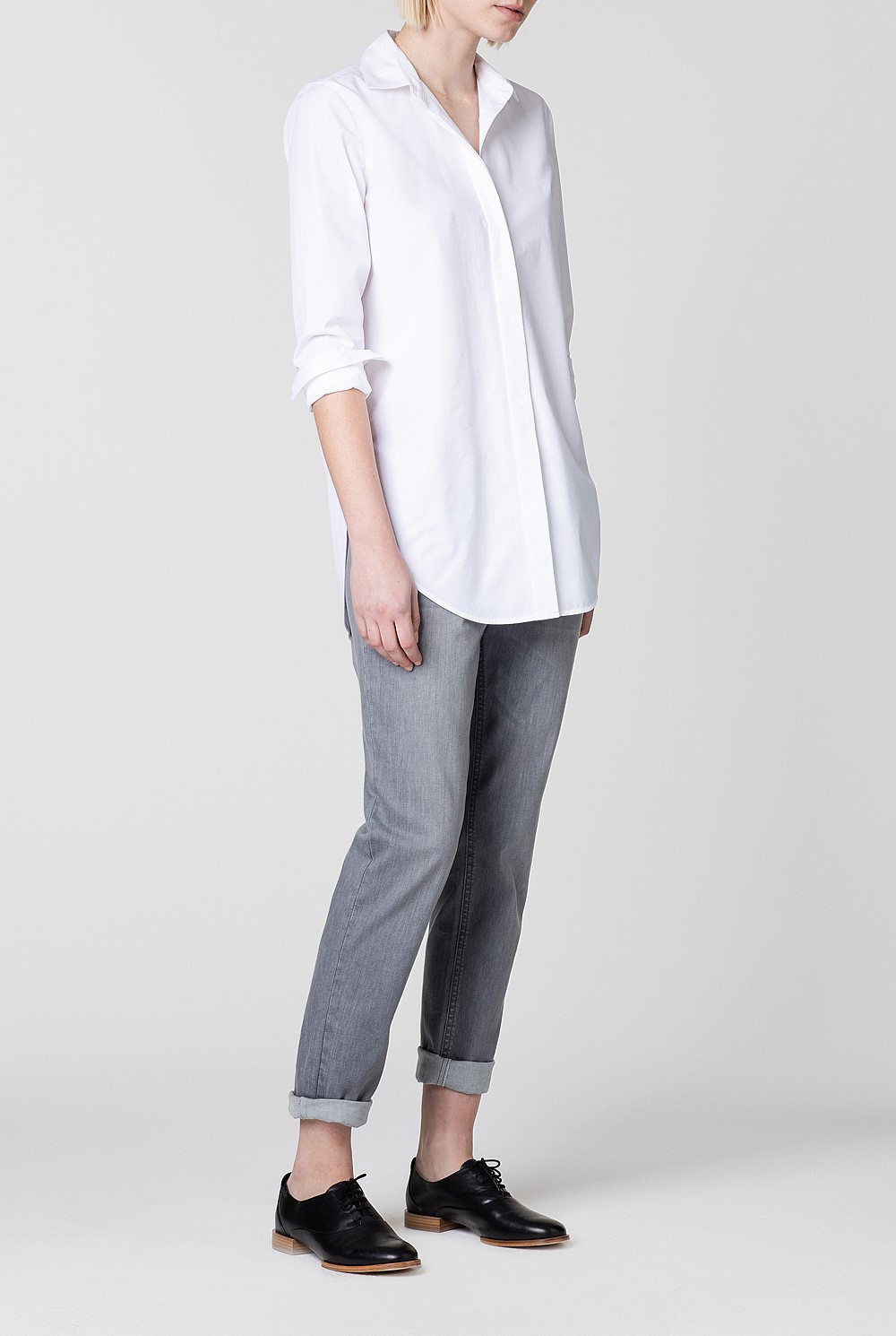 Longline Cotton Shirt