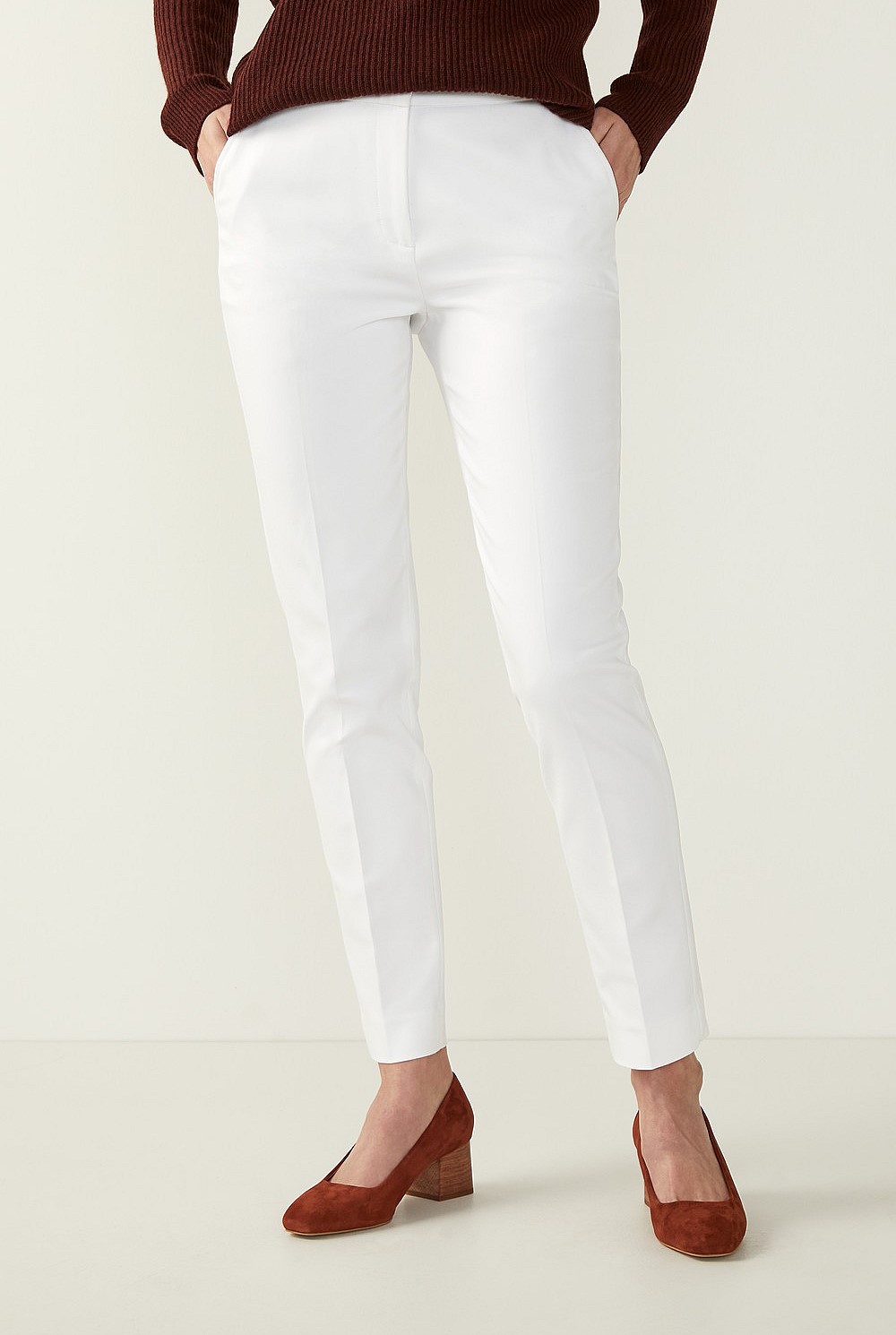 Stretch Cotton Tailored Trouser