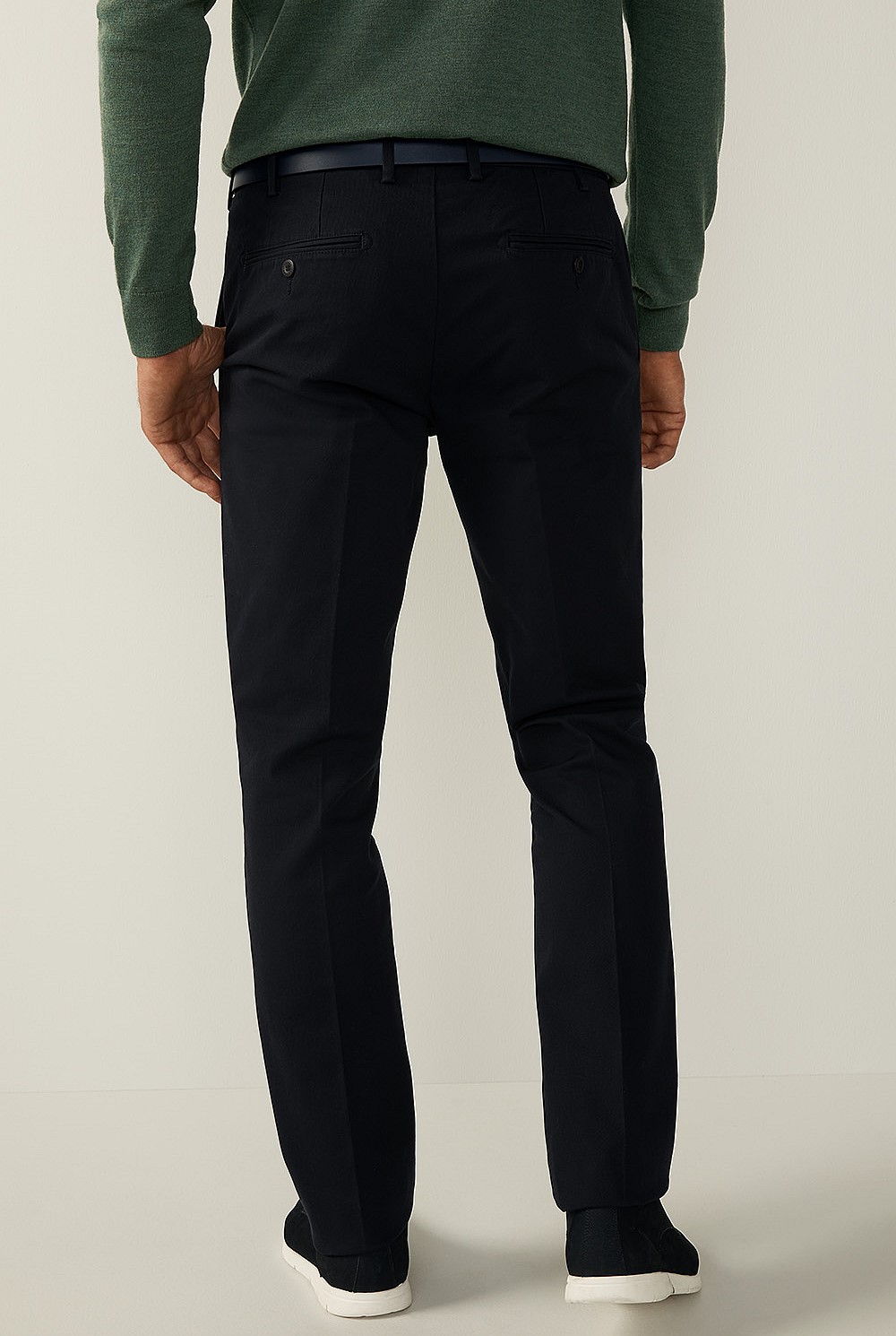 Refined Cotton Stretch Trouser