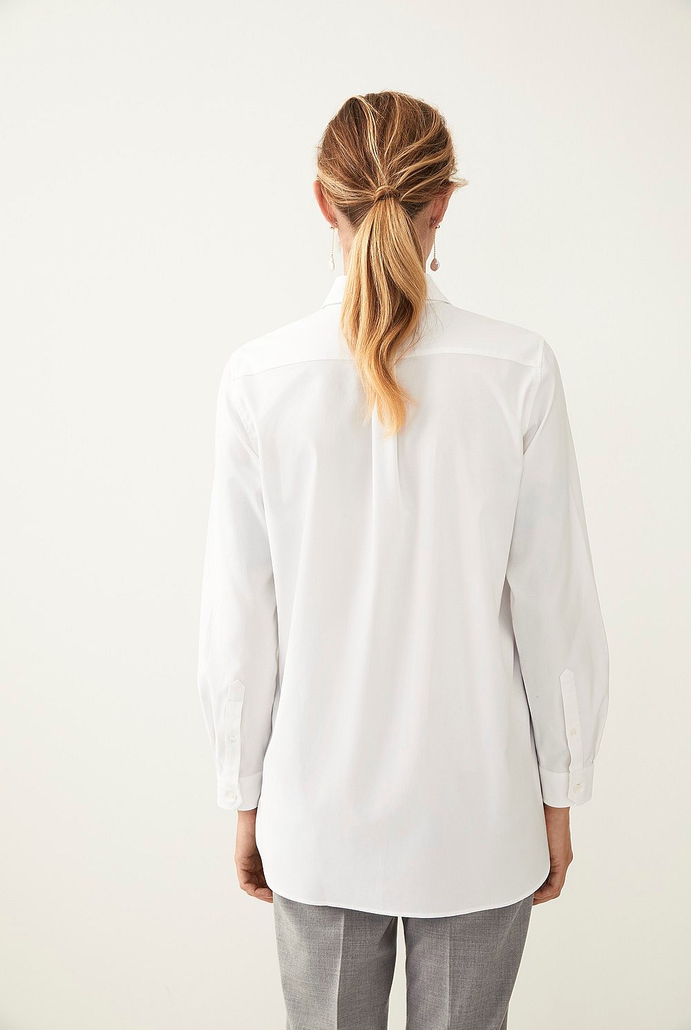 Longline Cotton Shirt