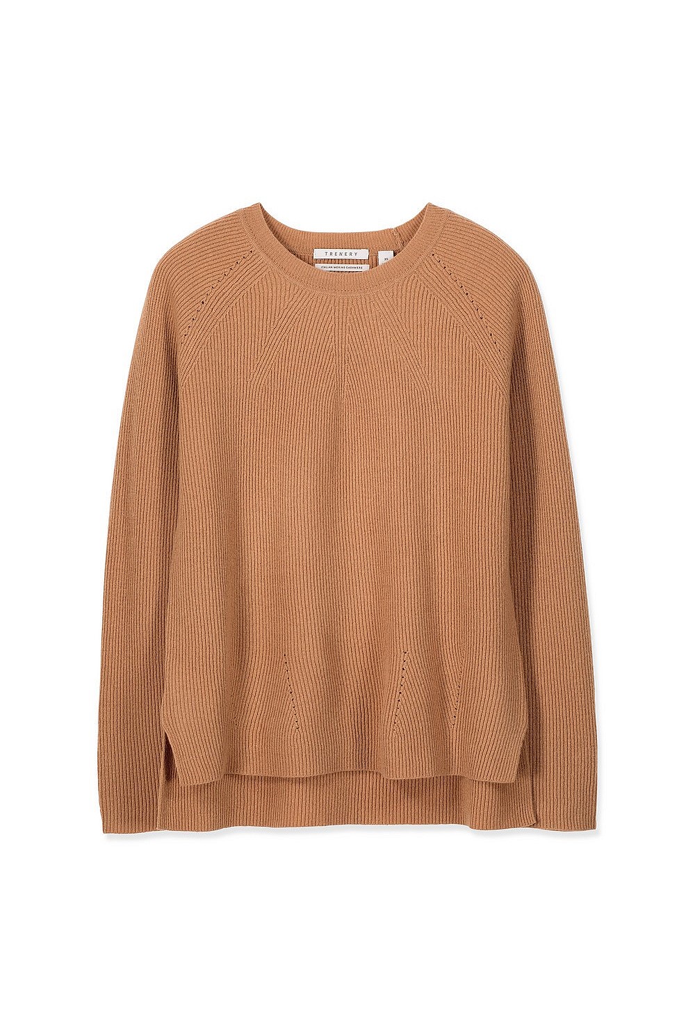 Pointelle Detail Extrafine Merino Knit