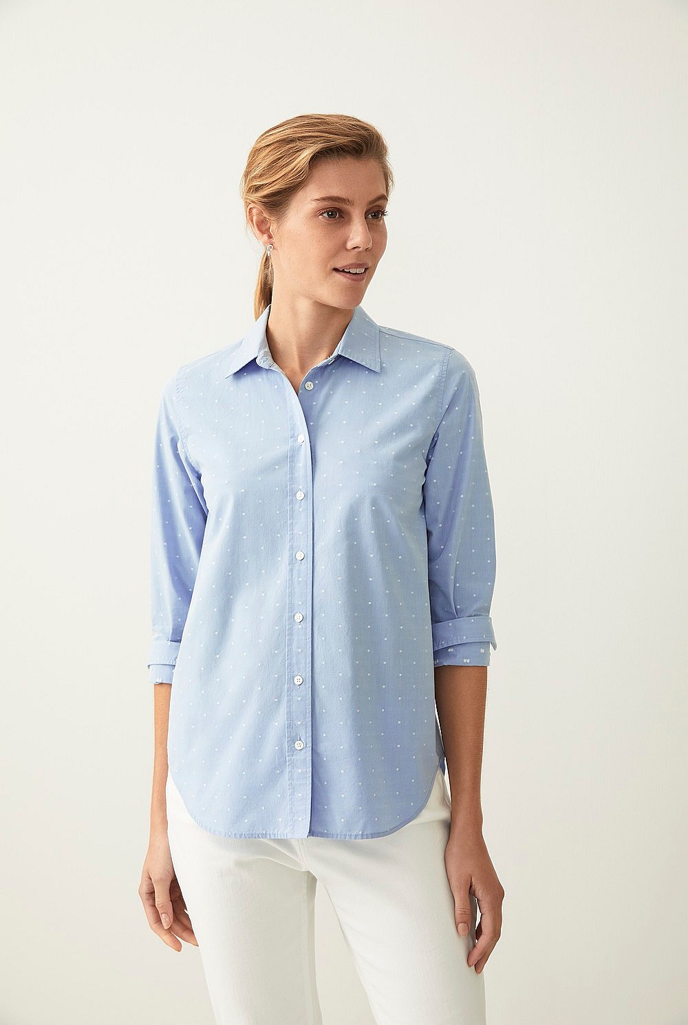 Cotton Spotted Shirt