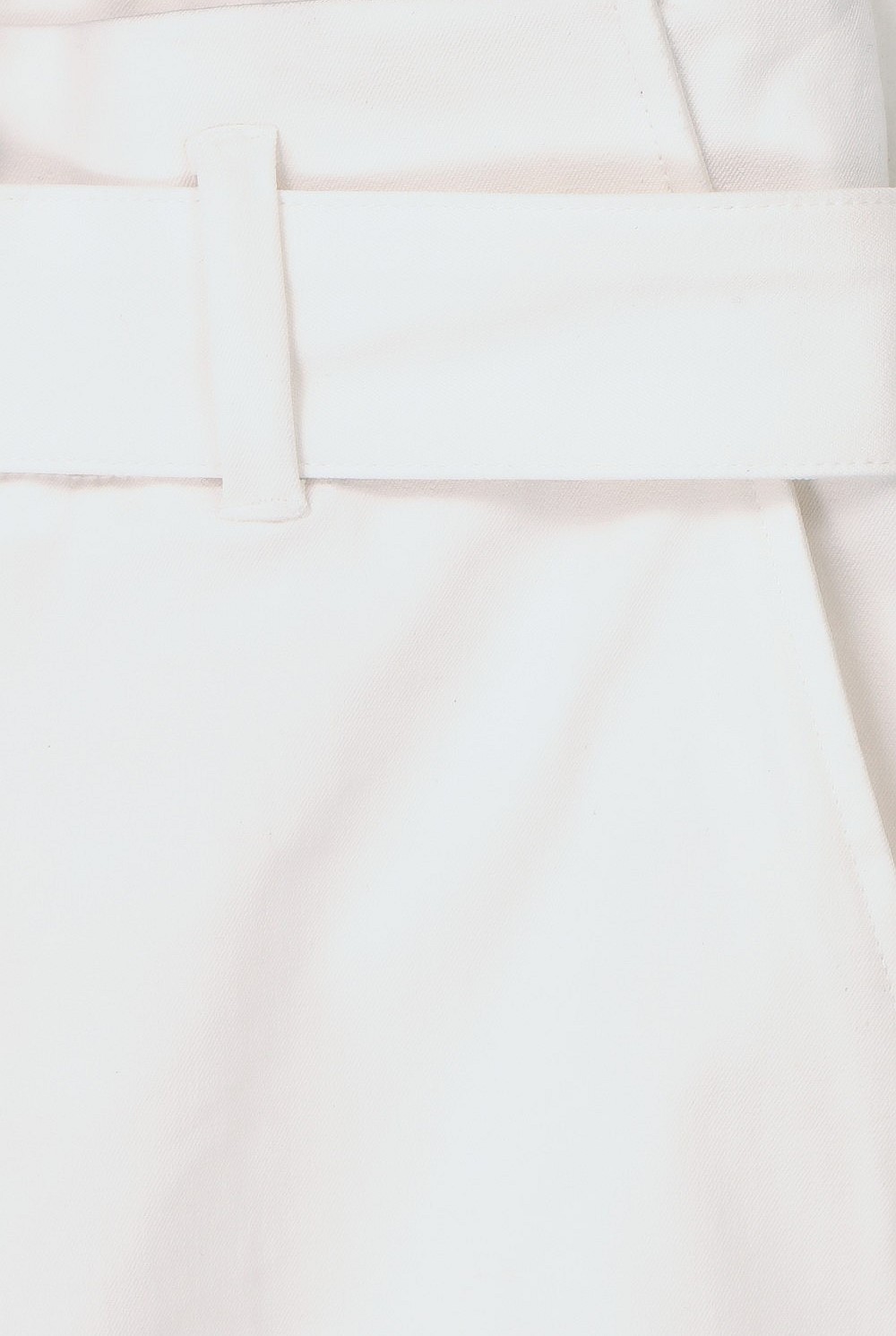 Bi Stretch Belted Cotton Pant