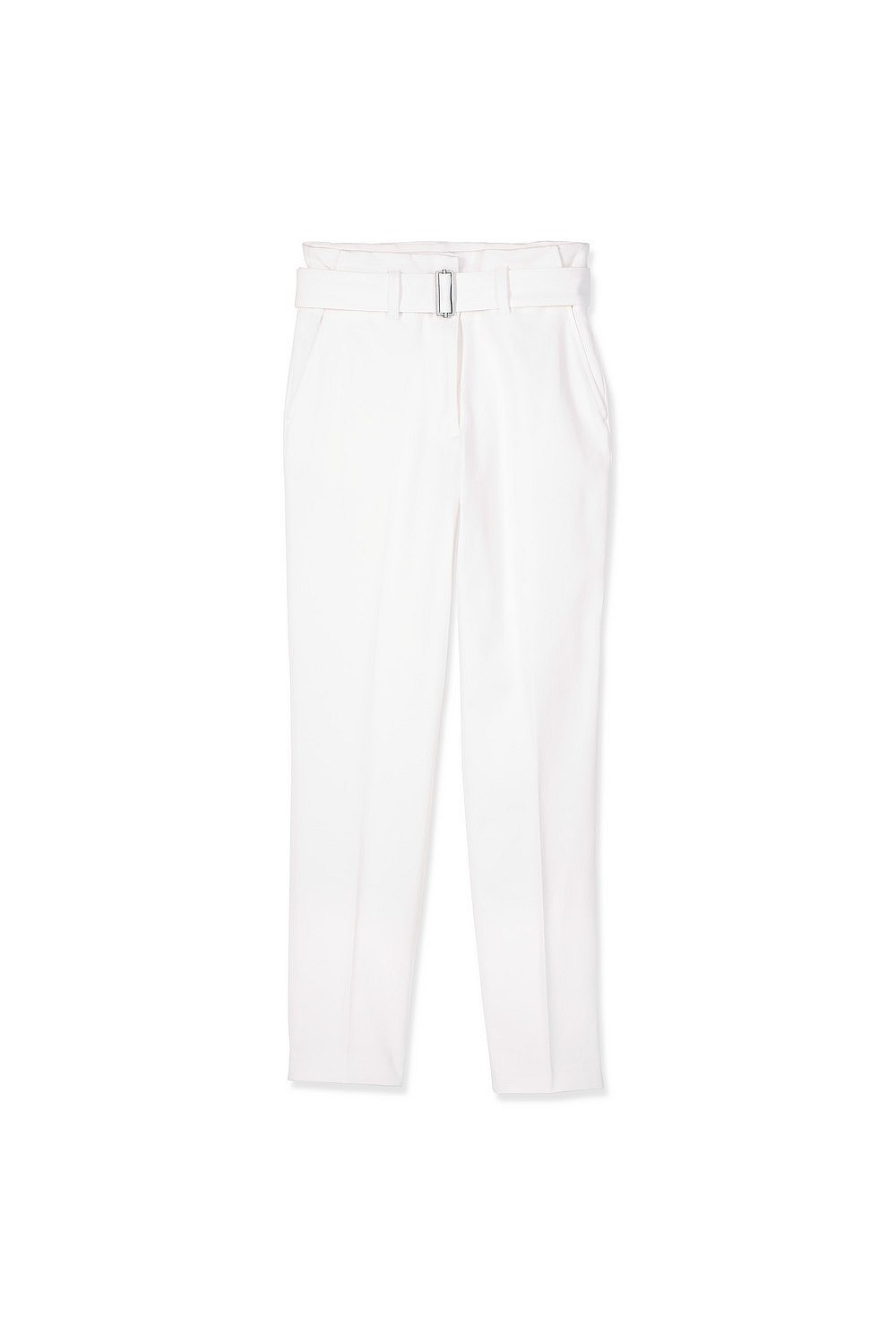 Bi Stretch Belted Cotton Pant