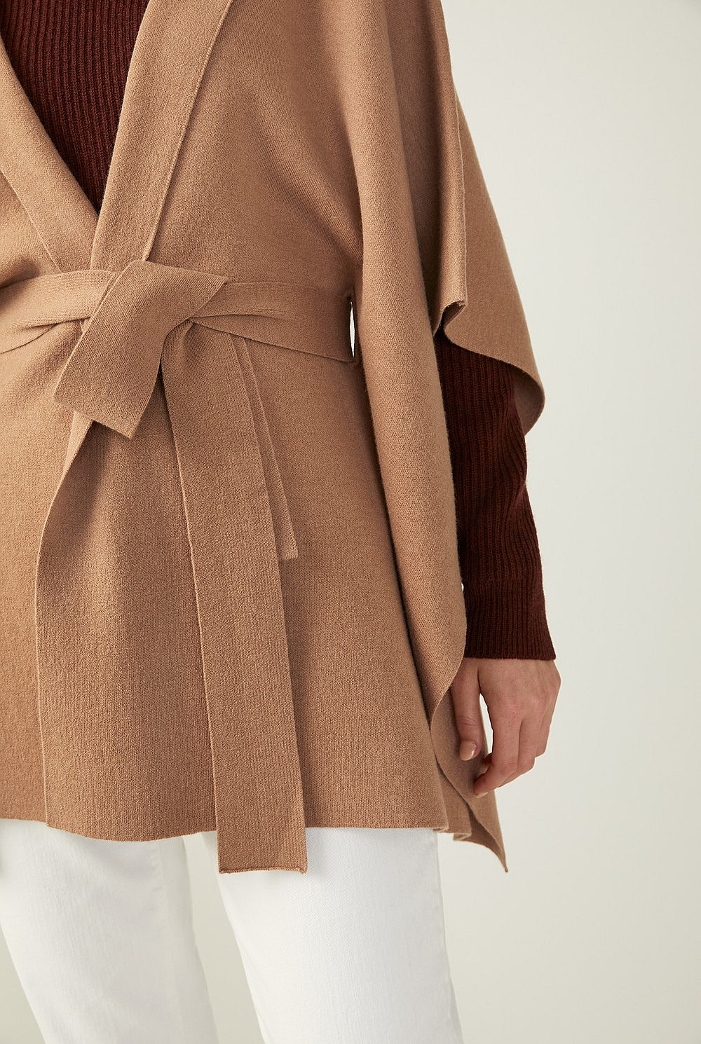 Boiled Wool Poncho