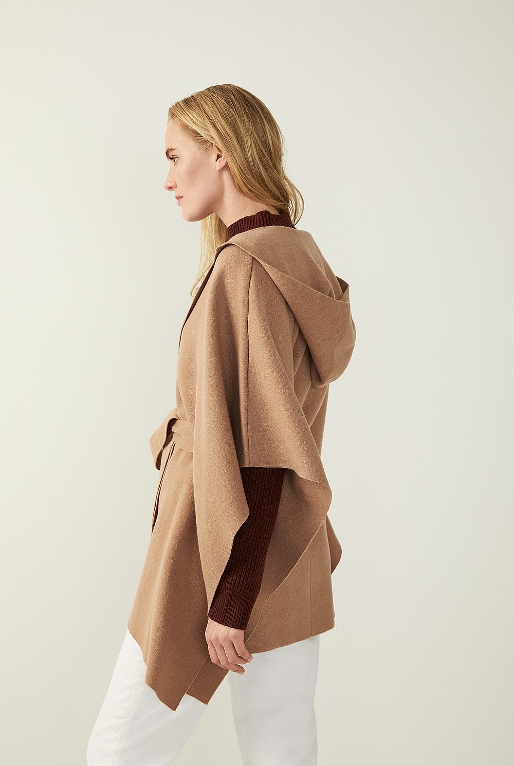 Boiled Wool Poncho