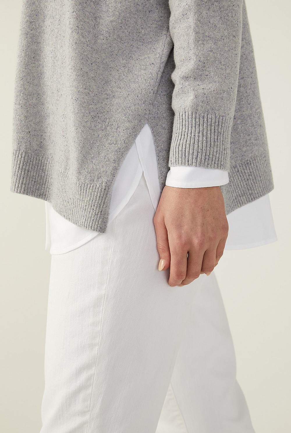 Relaxed Merino Blend Knit